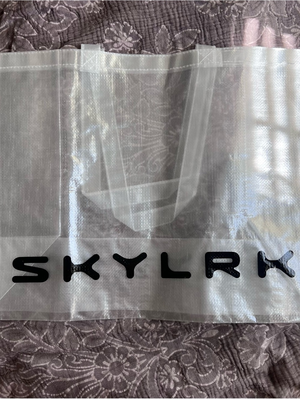 Limited Edition Justin Bieber SKYLRK Shopping Tote Bag Coachella 2026 Meech